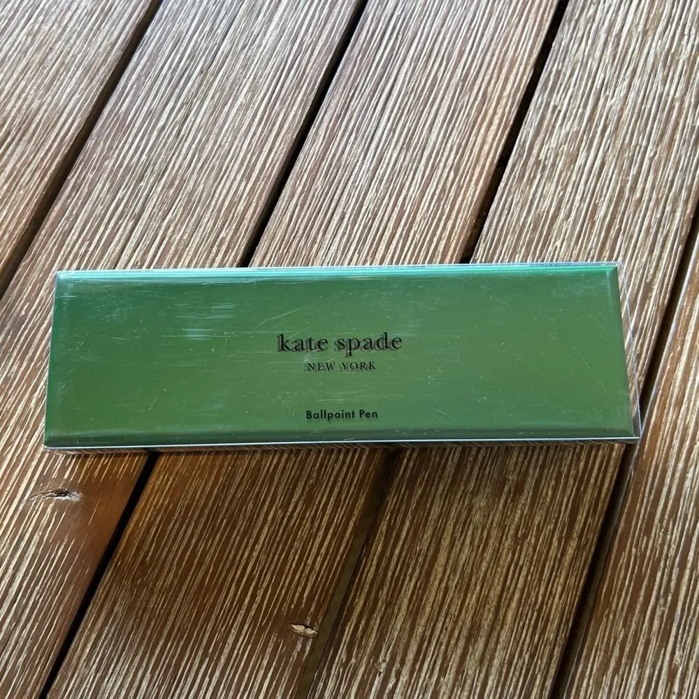 Kate Spade Limited Edition Pink & Navy Blue Colorblock Ballpoint Pen